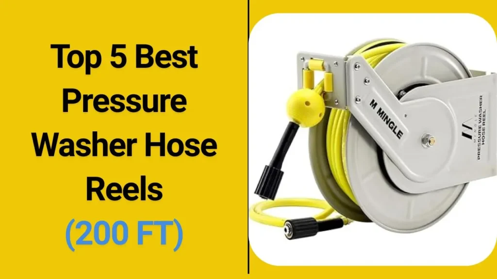 Top 5 Best Pressure Washer Hose Reels (200 ft) in 2025